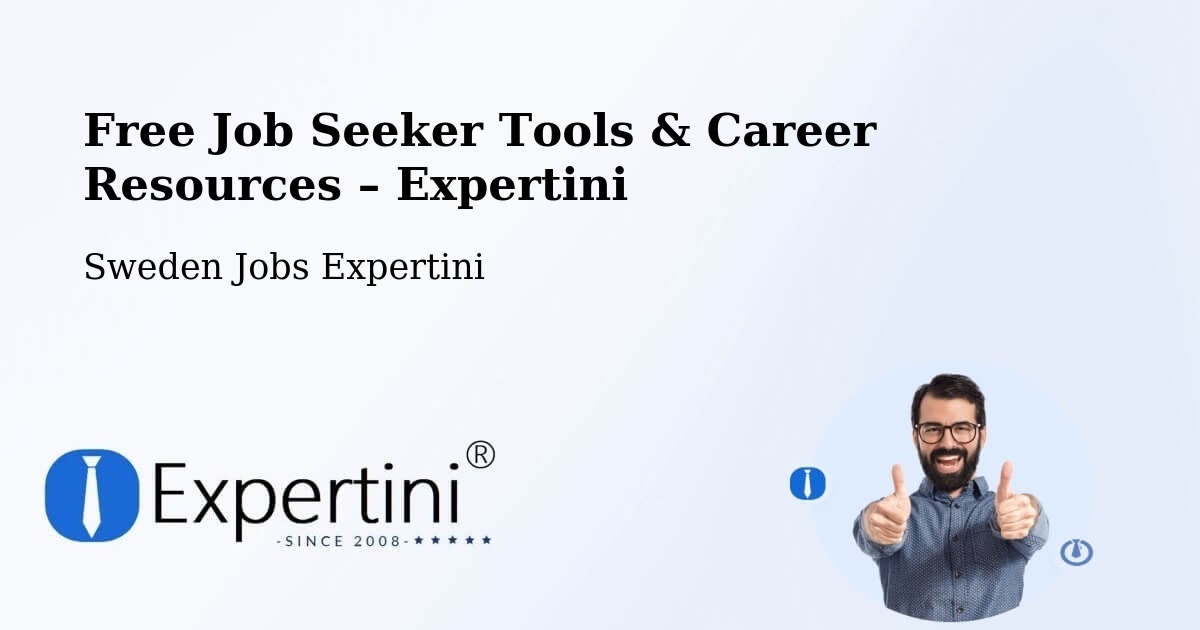 Free Job Seeker Tools & Career Resources – Tranås - Tranås, Sweden Jobs Expertini