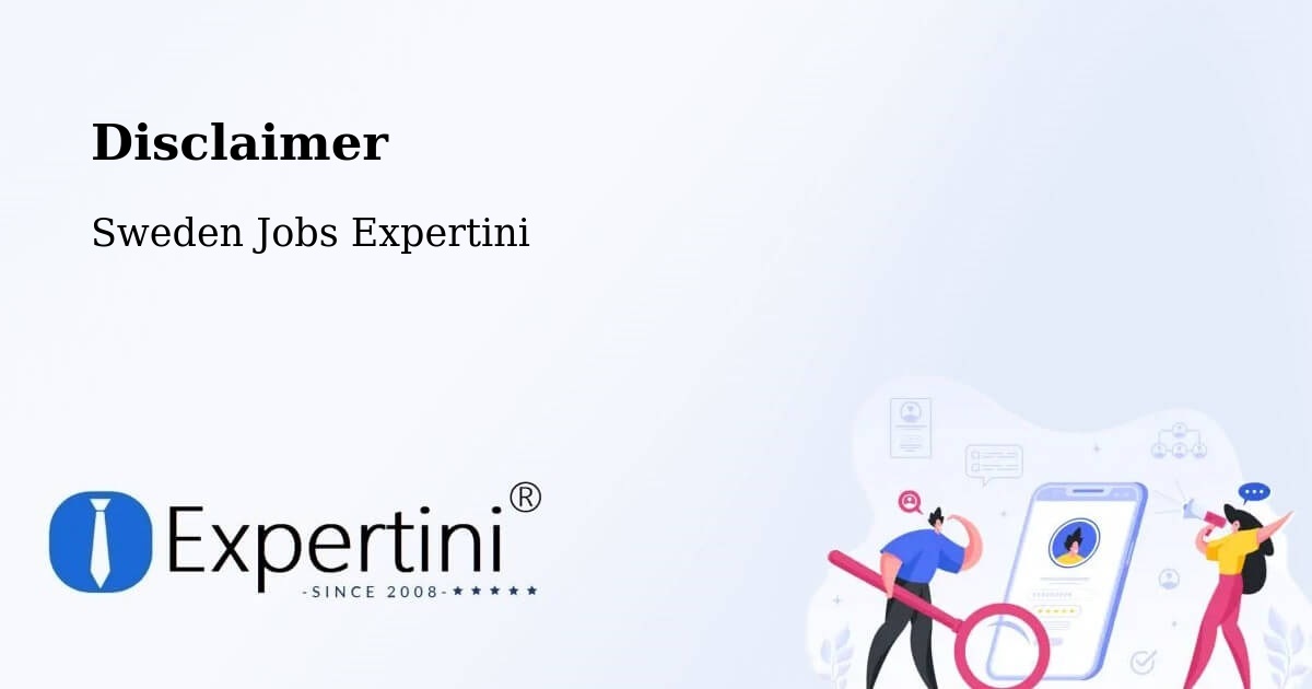 Disclaimer – Tranås - Sweden Jobs Expertini